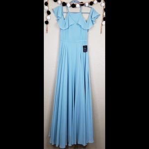 jean prom dress